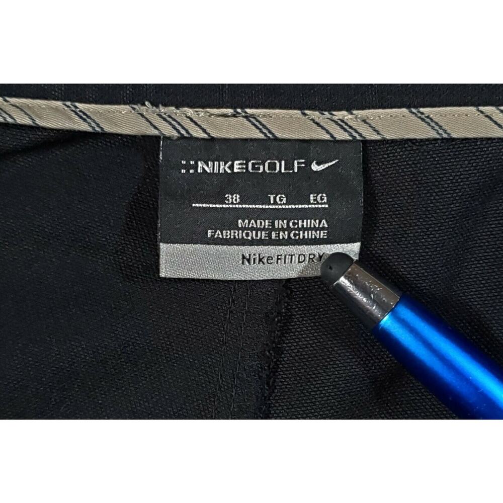 Nike Golf Men’s Size 38 Fit Dry Shorts Performance Black Pleated 198589-010 EUC - Picture 4 of 5